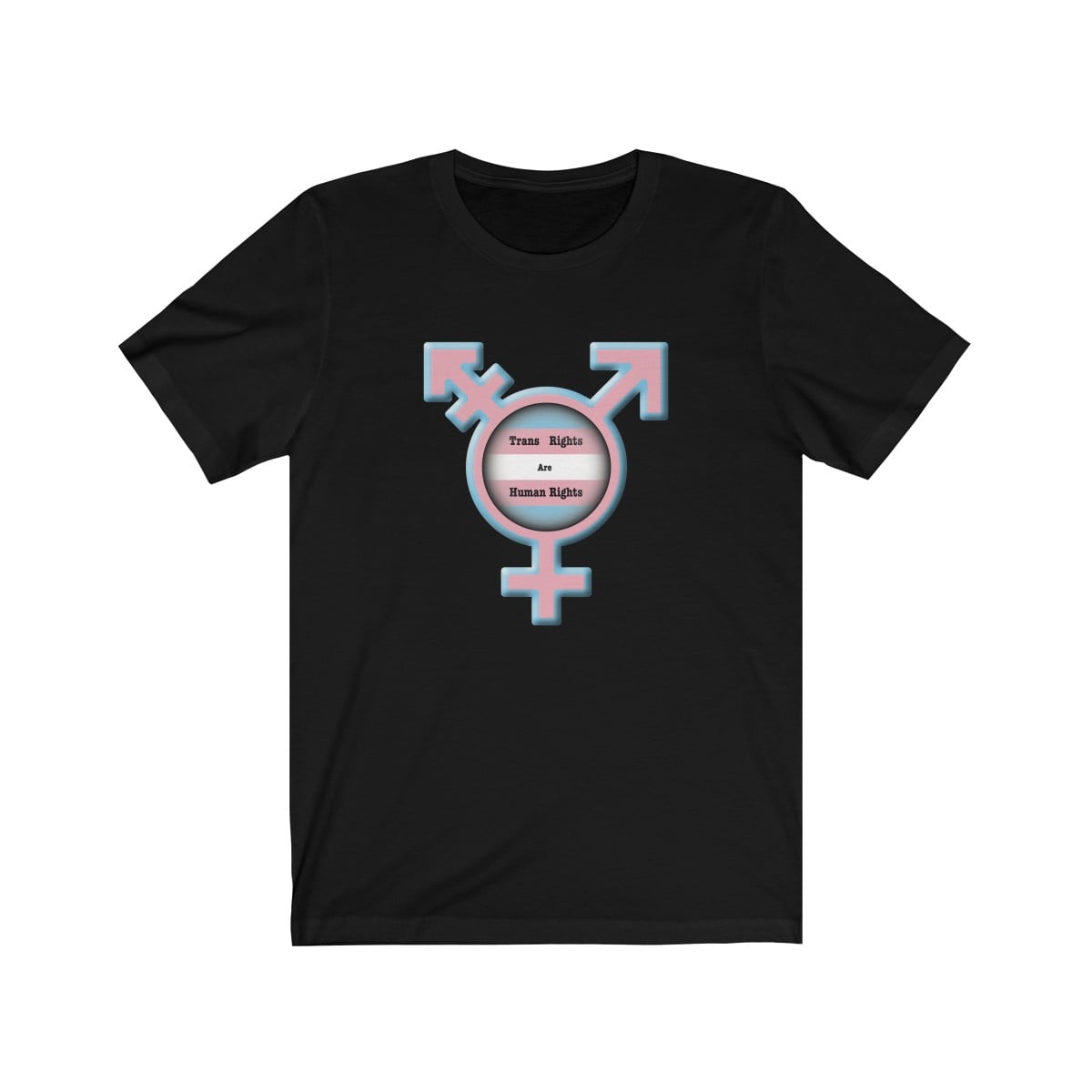 Trans Rights Are Human Rights Unisex Tee - Image 4