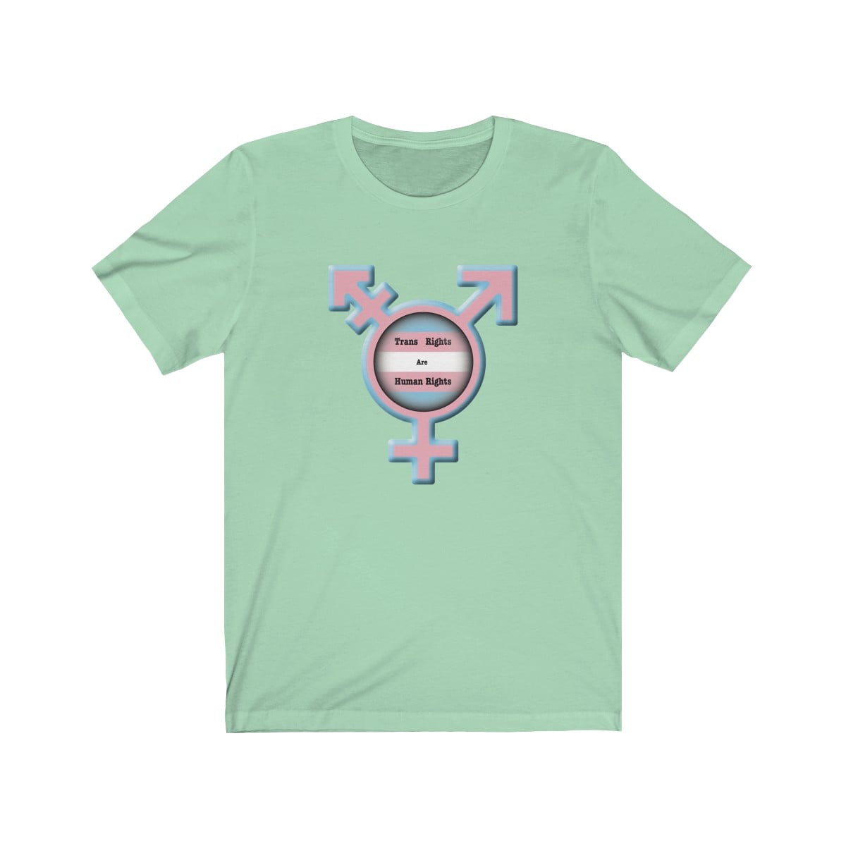 Trans Rights Are Human Rights Unisex Tee - Image 6