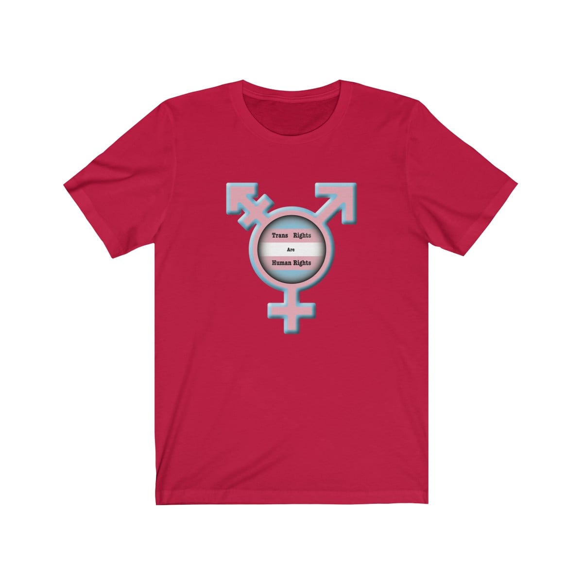 Trans Rights Are Human Rights Unisex Tee - Image 9