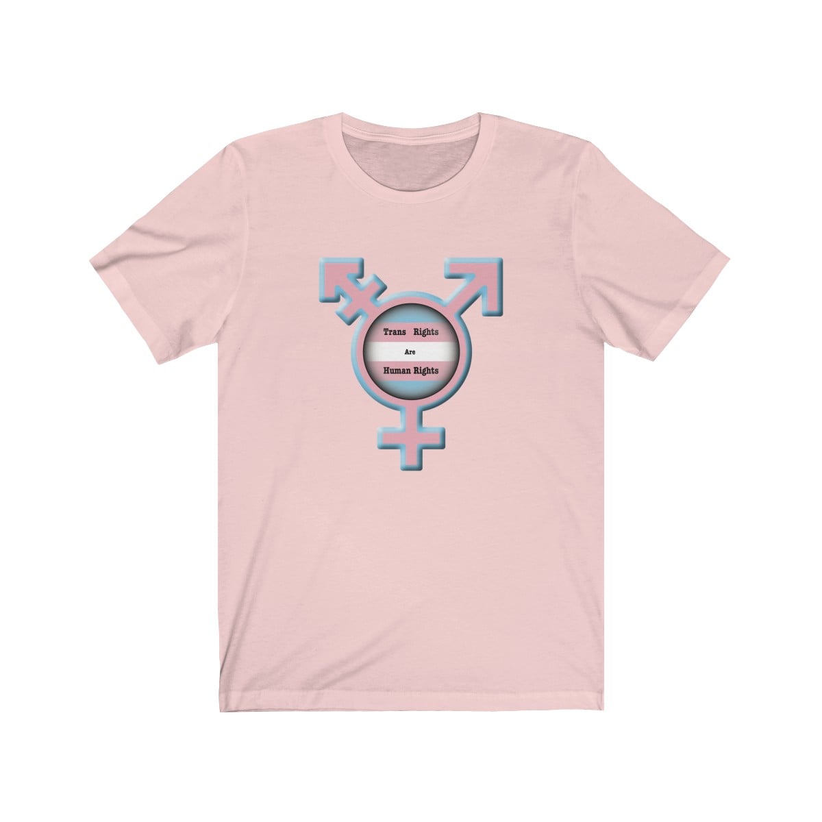 Trans Rights Are Human Rights Unisex Tee - Image 2