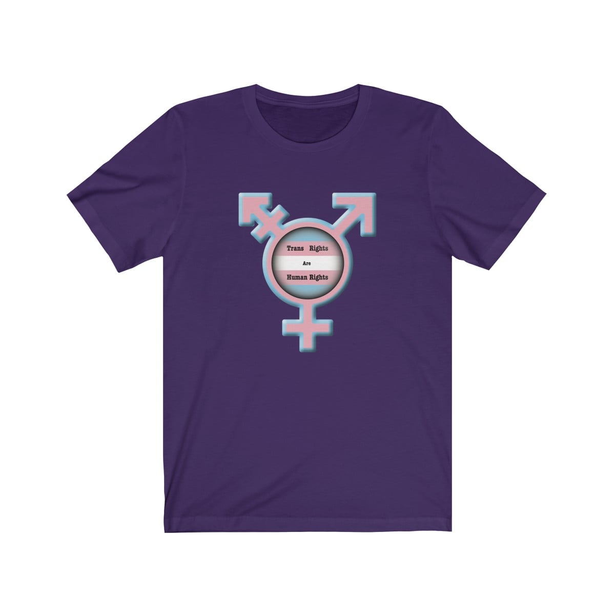 Trans Rights Are Human Rights Unisex Tee - Image 8