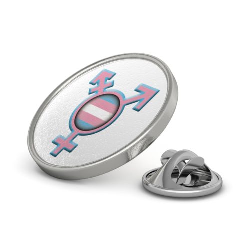 Trans Rights Are Human Rights Pewter Pin