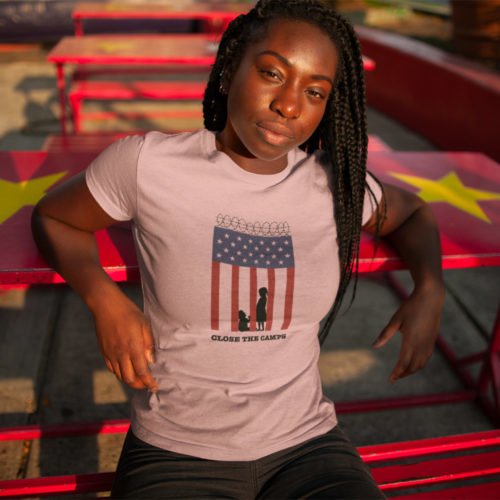 Close The Camps Bella+Canvas 3001 Soft Pink Close The Camps Bella+Canvas 3001 Soft Pink