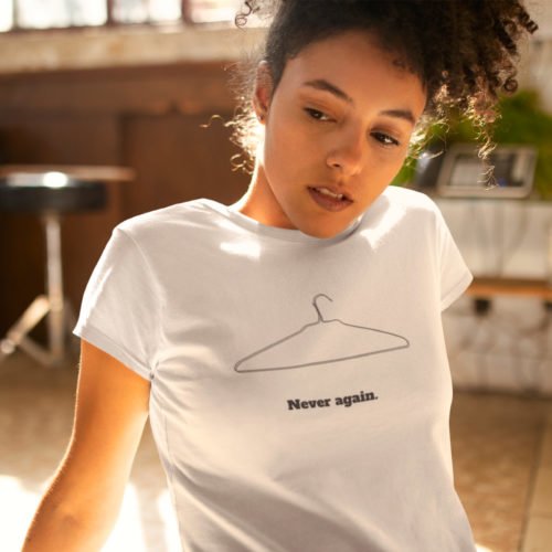 Never Again - Women's Slim Fit Tee