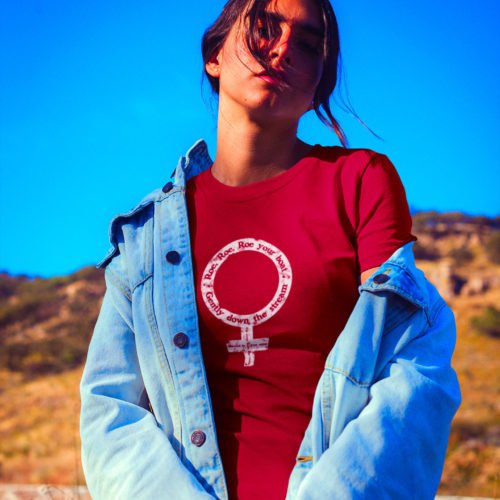 Roe Your Boat Female Symbol Unisex Tee