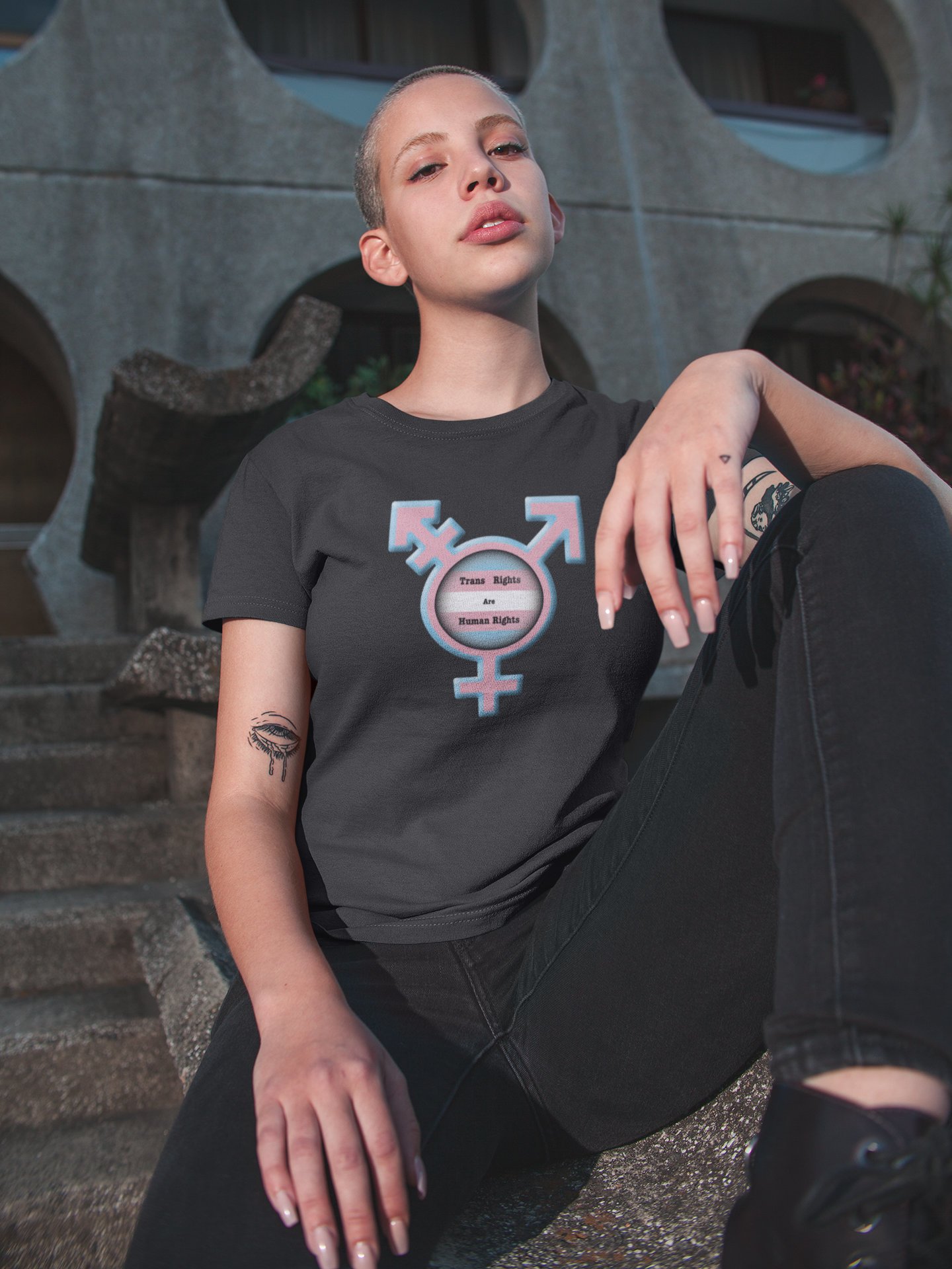 Trans Rights Are Human Rights Unisex Tee